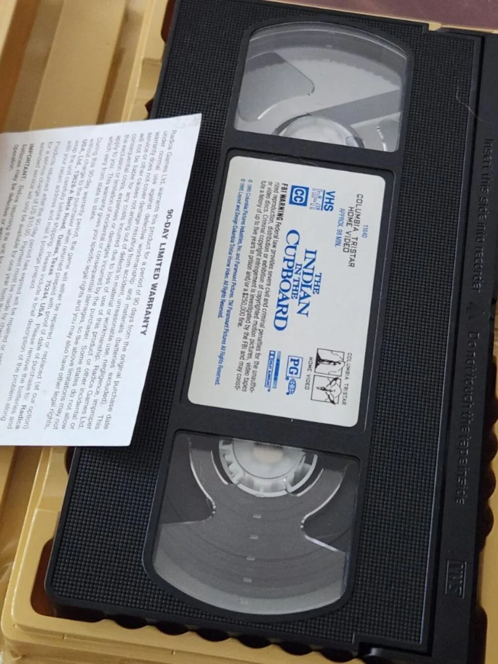 Indian In The Cupboard - 1996 - VHS
